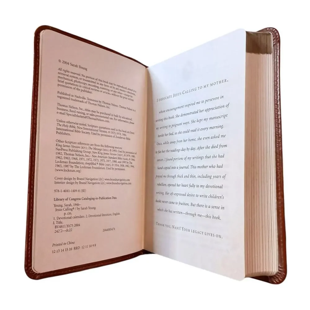 Jesus Calling by Sarah Young Thomas Nelson Publishing Pre-Owned Out of Print